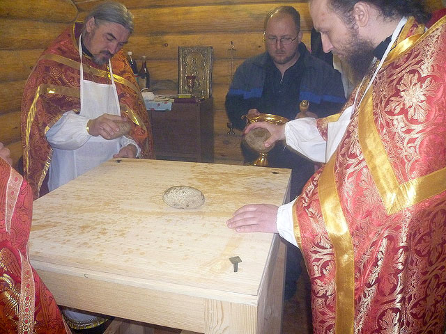 Освящение храма-часовни во имя священномученика Платона Анкирского Освящение храма-часовни во имя священномученика Платона Анкирского